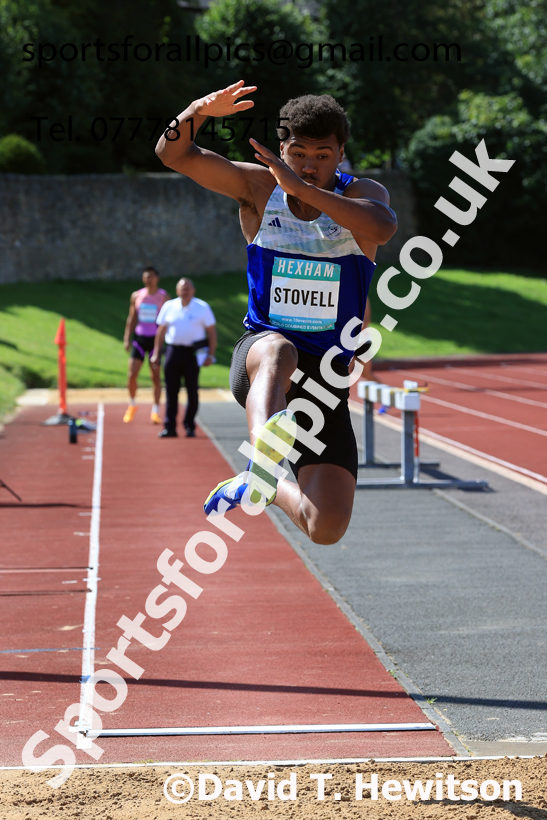Decathlon long jump, 2025 EAP International Combined Events, Hexham, Northumberland.  Photo: David T. Hewitson/Sports for All Pics